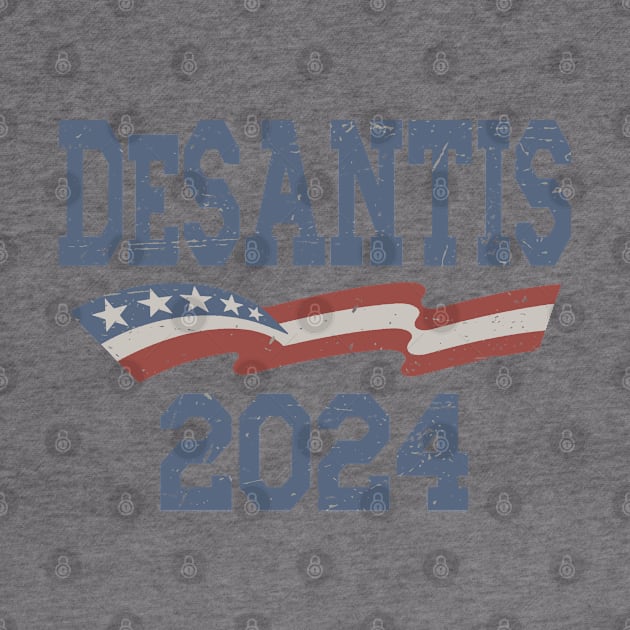 DeSantis 2024 American Flag by Etopix